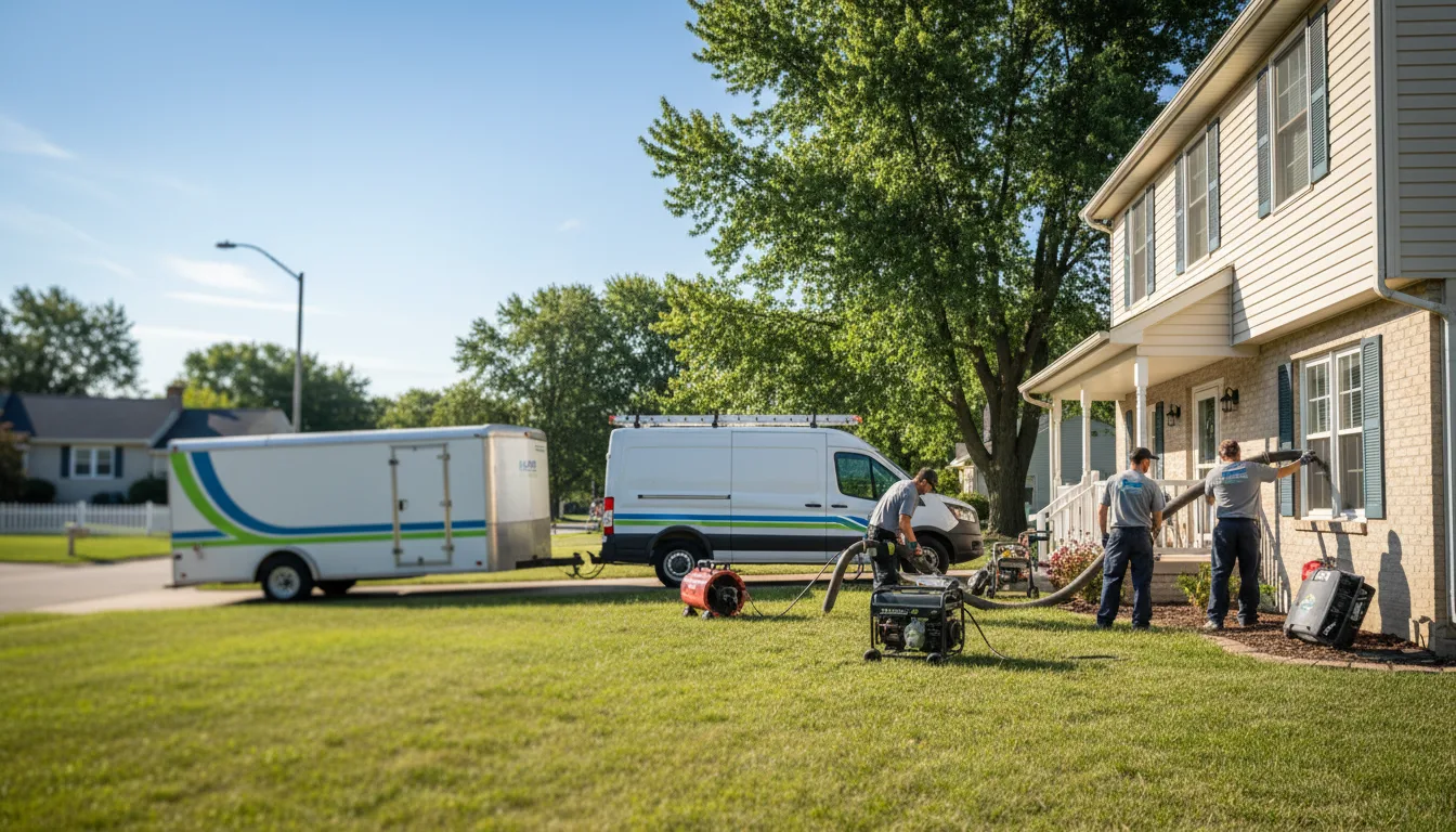 Flooded Basement Restoration And Cleanup With Repair in North Dakota near me